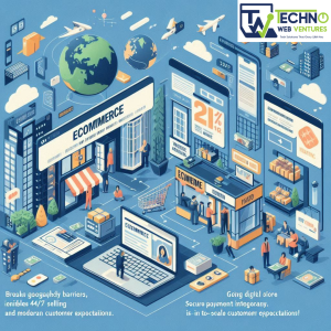 Why eCommerce Is Important for Businesses in The 21st Century and Ways of Getting Started with Techno Web Ventures It Solutions